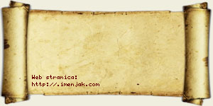 Dimitrije Damjanac vizit kartica